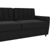 image:imageNovogratz Brittany Sleeper Sofa with Memory Foam Mattress  Queen  Dark Gray