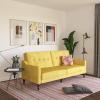 image:imageNovogratz Beatrice Coil Futon Convertible Sofa Bed amp Couch Mustard