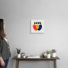 image:imageThe Novogratz Novogratz Values  Love Canvas Wall Art Print 12x12x12512L x 12W