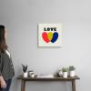 image:imageThe Novogratz Novogratz Values  Love Canvas Wall Art Print 12x12x12516L x 16W