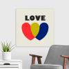 image:imageThe Novogratz Novogratz Values  Love Canvas Wall Art Print 12x12x12524L x 24W