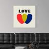 image:imageThe Novogratz Novogratz Values  Love Canvas Wall Art Print 12x12x12530L x 30W
