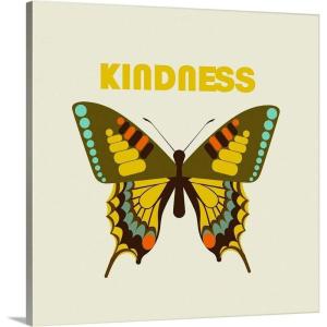 image:imageThe Novogratz Novogratz Values  Kindness Canvas Wall Art Print 16x16x12512L x 12W