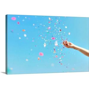 image:imageThe Novogratz The Novogratz Confetti Kimberly Genevieve Canvas Wall Art Print 18x12x12530 x 20 inch