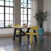 image:imageNovogratz Poolside Collection Chandler Stacking Dining Chairs IndoorOutdoor 2Pack Bright Yellow
