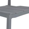 image:imageNovogratz Poolside Collection Chandler Stacking Dining Chairs IndoorOutdoor 2Pack Charcoal