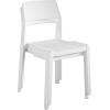 image:imageNovogratz Poolside Collection Chandler Stacking Dining Chairs IndoorOutdoor 2Pack White