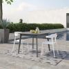image:imageNovogratz Poolside Collection Felix Stacking Dining Chairs IndoorOutdoor 2Pack White