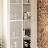 image:imageNovogratz Channing Tall 2Door Storage CabinetMesh Metal Locker ParchmentParchment