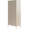 image:imageNovogratz Channing Tall 2Door Storage CabinetMesh Metal Locker ParchmentParchment