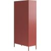 image:imageNovogratz Channing Tall 2Door Storage CabinetMesh Metal Locker ParchmentTerracotta