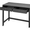 image:imageNovogratz Her Majesty 2Drawer Writing Desk Black