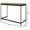 image:imageNovogratz Tallulah Desk Walnut wGunmetal Gray Metal