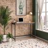 image:imageNovogratz Tallulah Desk Walnut wGunmetal Gray Metal