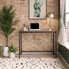 image:imageNovogratz Tallulah Desk Walnut wGunmetal Gray Metal