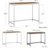 image:imageNovogratz Tallulah Desk Walnut wGunmetal Gray Metal