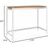 image:imageNovogratz Tallulah Desk Walnut wWhite Metal