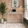 image:imageNovogratz Tallulah Desk Walnut wWhite Metal
