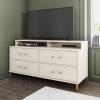 image:imageAmeriwood Home Kalissa Media Dresser for TVs up to 50 White OakWhite Oak