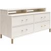 image:imageAmeriwood Home Kalissa Media Dresser for TVs up to 50 White OakWhite Oak