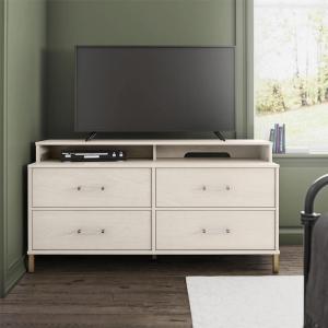 image:imageAmeriwood Home Kalissa Media Dresser for TVs up to 50 White OakWhite Oak