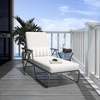 image:imageNovogratz 88063CWG1E Poolside Gossip Collection Connie Outdoor Chaise Lounge GrayGrey