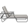 image:imageNovogratz 88063CWG1E Poolside Gossip Collection Connie Outdoor Chaise Lounge GrayGrey