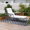 image:imageNovogratz 88063CWG1E Poolside Gossip Collection Connie Outdoor Chaise Lounge GrayGrey