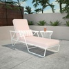 image:imageNovogratz 88063CWG1E Poolside Gossip Collection Connie Outdoor Chaise Lounge GrayRosewater
