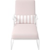 image:imageNovogratz 88063CWG1E Poolside Gossip Collection Connie Outdoor Chaise Lounge GrayRosewater