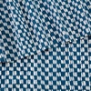 image:imageNovogratz Petite Painted Check Deep Indigo 144 Thread Count Machine Washable Fun Soft Cozy Geometric Lightweight Cotton Percale Printed Easy Care Bed Sheet Sheet Set Navy Full